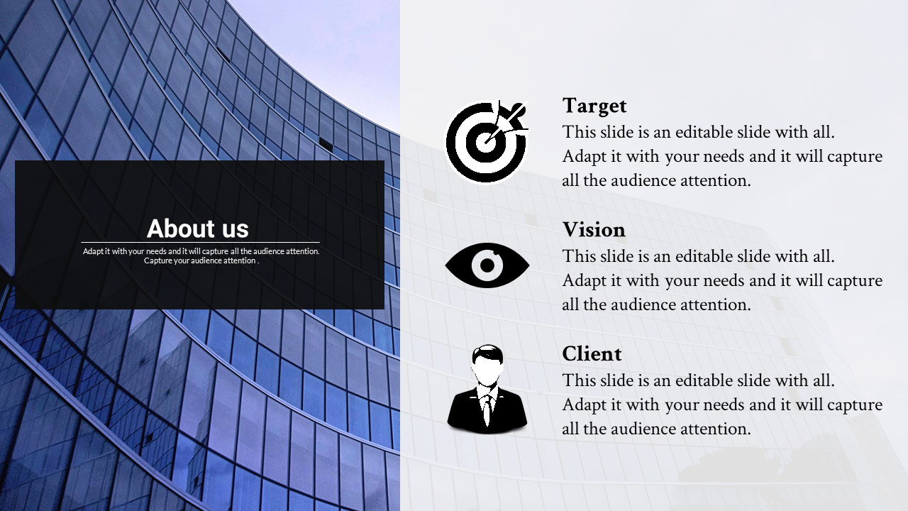 about us powerpoint template-about-us-3-blue